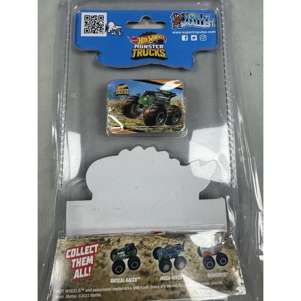 World’s Smallest Hot Wheels Monster Trucks Ratical Racer #5075 New Sealed